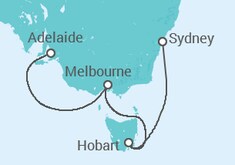 Itinerario del Crucero Australia - Princess Cruises