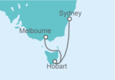 Itinerario del Crucero Australia - Princess Cruises