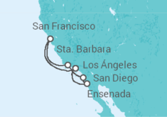 Itinerario del Crucero Estados Unidos (EE.UU.), México - Princess Cruises