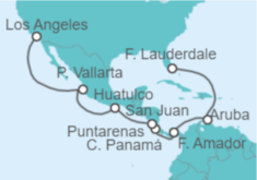 Itinerario del Crucero Canal de Panamá - Princess Cruises