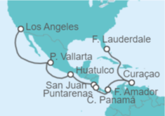 Itinerario del Crucero Canal de Panamá - Princess Cruises