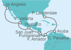 Itinerario del Crucero Canal de Panamá - Princess Cruises