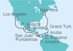 Itinerario del Crucero Canal de Panamá - Princess Cruises