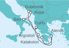 Itinerario del Crucero Adriático Sublime 2025 - Celestyal Cruises