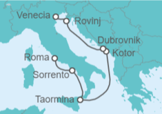 Itinerario del Crucero Italia, Montenegro, Croacia - WindStar Cruises
