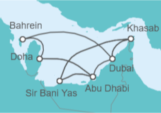 Itinerario del Crucero Abu Dhabi y Qatar - Celestyal Cruises
