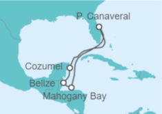 Itinerario del Crucero Caribe Occidental  - Carnival Cruise Line