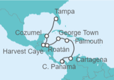 Itinerario del Crucero Canal de Panamá: Cartagena y Cozumel - NCL Norwegian Cruise Line