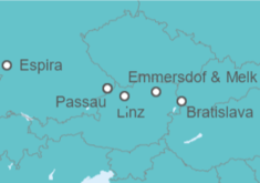 Itinerario del Crucero Crucero de Navidad Danubio - Panavision