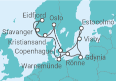 Itinerario del Crucero Polonia, Suecia, Dinamarca, Alemania, Noruega - MSC Cruceros