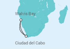Itinerario del Crucero Namibia - MSC Cruceros