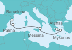 Itinerario del Crucero Grecia, Italia, España - Royal Caribbean