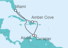 Itinerario del Crucero Aruba, Curaçao - Carnival Cruise Line