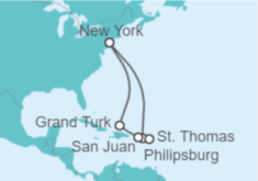 Itinerario del Crucero Islas Vírgenes - Carnival Cruise Line