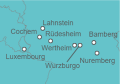 Itinerario del Crucero Nuremberg - Amaprima - AmaWaterways