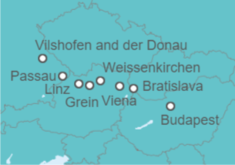 Itinerario del Crucero Hungría, Austria, Alemania - AmaWaterways