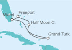 Itinerario del Crucero Bahamas - Carnival Cruise Line