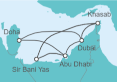 Itinerario del Crucero Qatar, Emiratos Árabes - Celestyal Cruises