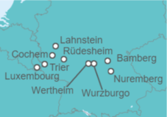 Itinerario del Crucero Nuremberg - Amacerto - AmaWaterways