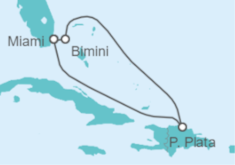 Itinerario del Crucero Seducción Dominicana - Virgin Voyages
