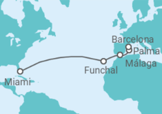 Itinerario del Crucero De Miami a Palma de Mallorca - Virgin Voyages