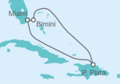Itinerario del Crucero Seducción Dominicana  - Virgin Voyages