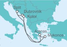 Itinerario del Crucero Días de Dubrovnik y Noches de Mykonos - Virgin Voyages