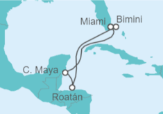 Itinerario del Crucero Encanto del Caribe Occidental - Virgin Voyages