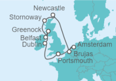 Itinerario del Crucero De Portsmouth a Irlanda, Escocia y Más - Virgin Voyages