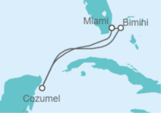 Itinerario del Crucero Riviera Maya  - Virgin Voyages