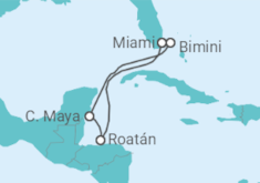 Itinerario del Crucero Encanto del Caribe Occidental - Virgin Voyages