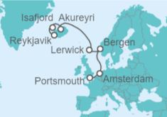 Itinerario del Crucero De Inglaterra a Islandia y Noruega - Virgin Voyages