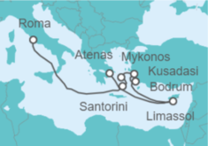 Itinerario del Crucero Grecia, Turquía, Chipre - Royal Caribbean