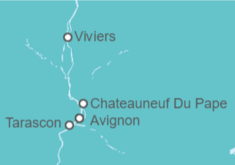 Itinerario del Crucero Joyas del Sur de Francia  - Riverside