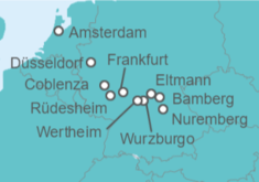 Itinerario del Crucero De Nuremberg a Amsterdam  - Riverside