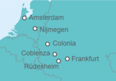 Itinerario del Crucero De Frankfurt a Ámsterdam  - Riverside