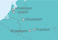 Itinerario del Crucero De Ámsterdam a Frankfurt - Riverside