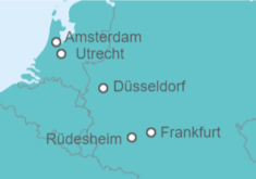 Itinerario del Crucero De Ámsterdam a Frankfurt  - Riverside