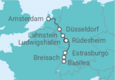 Itinerario del Crucero Alemania, Holanda - AmaWaterways