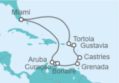 Itinerario del Crucero Caribe curado - Oceania Cruises