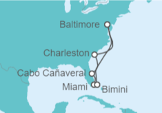 Itinerario del Crucero Estados Unidos (EE.UU.) - Royal Caribbean