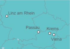 Itinerario del Crucero De Viena a Passau  - Riverside