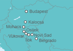 Itinerario del Crucero Budapest, la Perla del Danubio y las Puertas de Hierro  - CroisiEurope