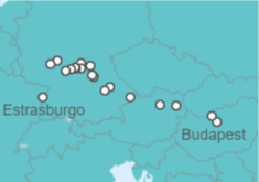 Itinerario del Crucero Crucero Transeuropeo por el Danubio, Meno y Rin  - CroisiEurope