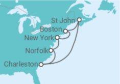 Itinerario del Crucero Estados Unidos (EE.UU.) - Princess Cruises