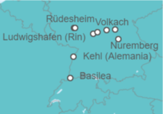 Itinerario del Crucero Desde Basilea (Suiza) a Nuremberg (Alemania) - AmaWaterways