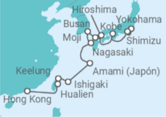 Itinerario del Crucero Desde Yokohama (Japón) a Hong Kong (China) - Seabourn