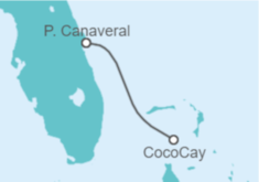 Itinerario del Crucero Escapada a CocoCay - Royal Caribbean