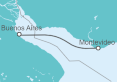 Itinerario del Crucero Argentina - Costa Cruceros