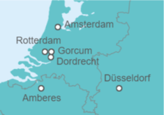 Itinerario del Crucero De Düsseldorf a Ámsterdam - Riverside